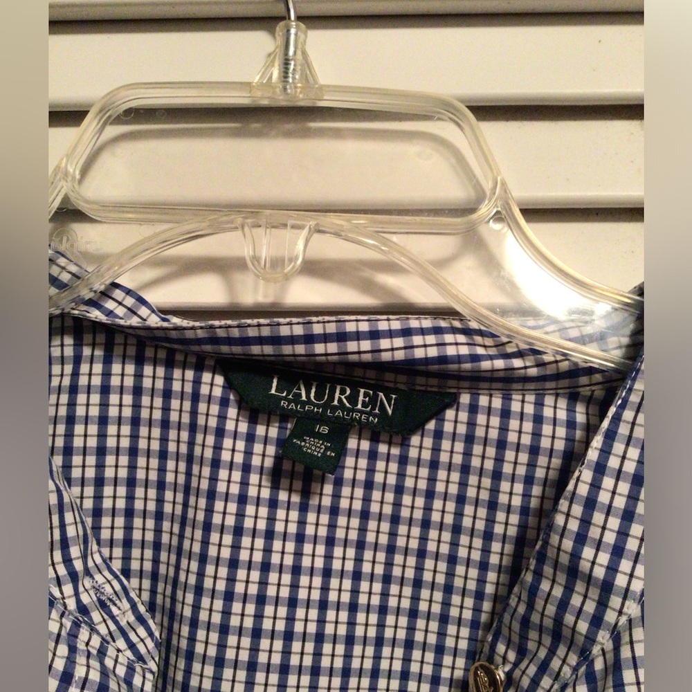Ralph Lauren size 16 plaid